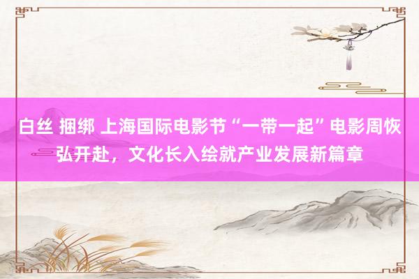 白丝 捆绑 上海国际电影节“一带一起”电影周恢弘开赴，文化长入绘就产业发展新篇章