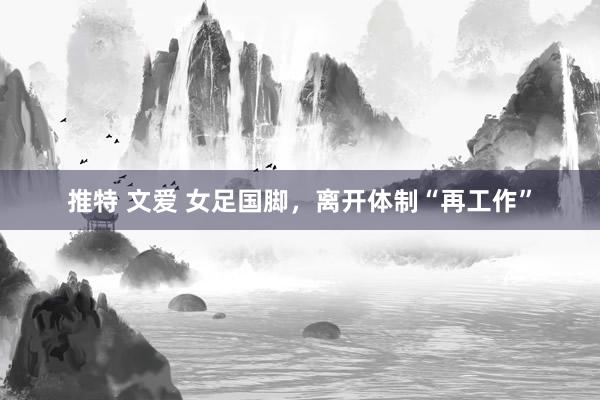 推特 文爱 女足国脚，离开体制“再工作”