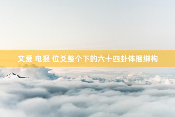 文爱 电报 位爻整个下的六十四卦体捆绑构